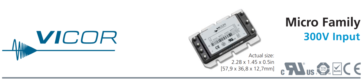Vicor的高壓DC-DC電源模塊