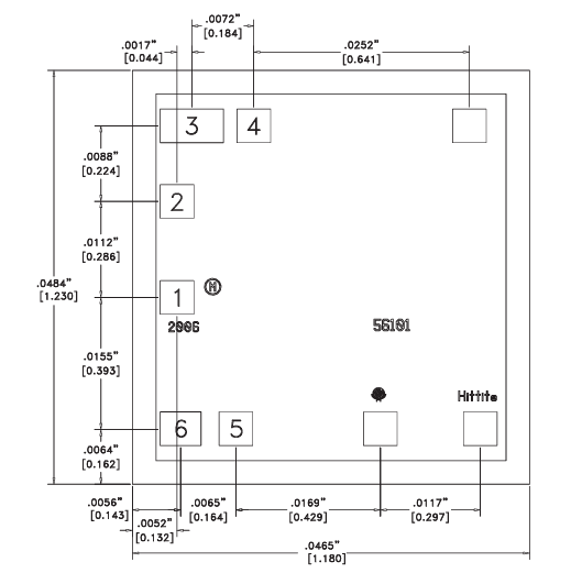 HMC576外形圖 HMC576外形圖