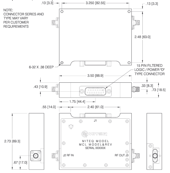 AMFLD-27003100-60-18P射頻放大器MITEQ AMFLD-27003100-60-18P射頻放大器MITEQ