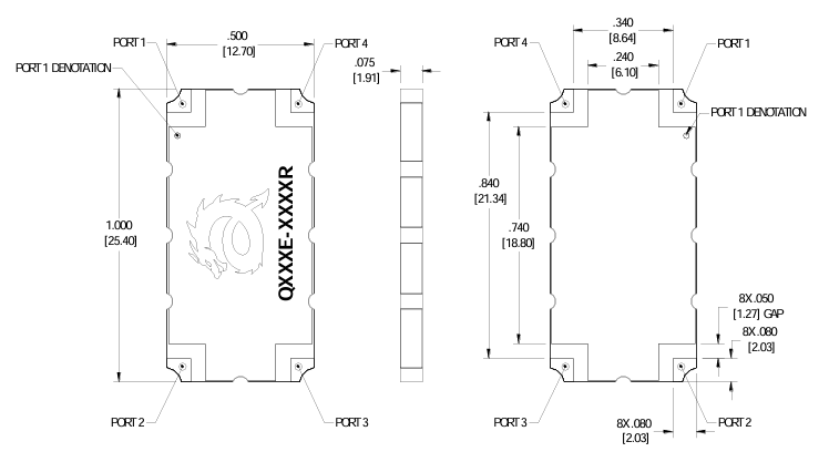 Q30HE-900R表面貼裝式 30dB 定向耦合器