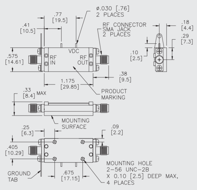 ?A2CP11049射頻放大器Teledyne防務電子